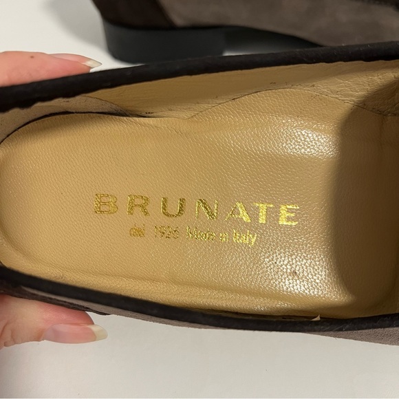 BRUNATE - Moccasin Loafer Violet Suede / Zebra / Made in Italy 🇮🇹 - Picture 9 of 12